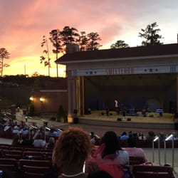 Sweetland Amphitheatre - Bow Ties & Pearls Jazz Festival during the sunset.