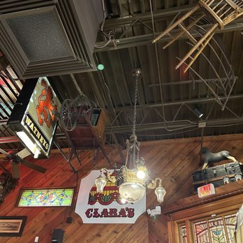 Pizza King - Neat stuff hanging from ceiling - Pizza Near Me - Richmond, Indiana