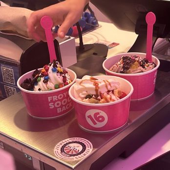 16 Handles - weighing the cups  ( Oat Milk Vanilla Soft Serve (V) Chocolate Milkshake Vanilla Milkshake ) - Juice Bars & Smoothies Near Me - Columbia, South Carolina