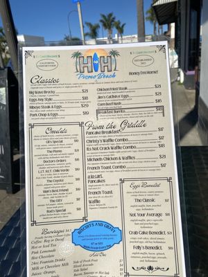 Menu photo 2 Honey I'm Home Pismo Beach, CA Menu photo 2 Honey I'm Home Pismo Beach, CA