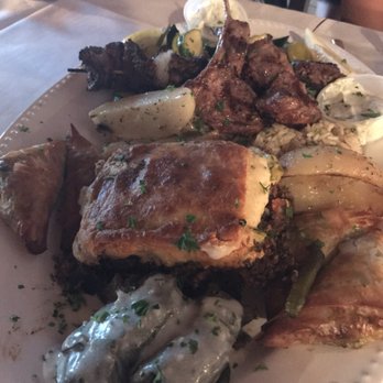 Theo's Restaurant - Theo's platter for two. Huge! - Greek Near Me - Penticton, British Columbia