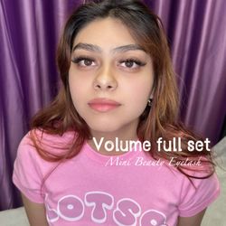 6D volume lashes  done by Mini Beauty Eyelash