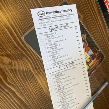 Juicy Dumpling Factory - Chinese Near Me - Cypress, California