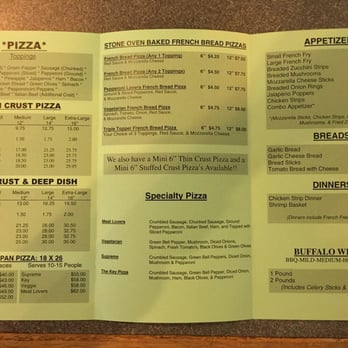 Key Pizza - Menu - Pizza Near Me - Hammond, Indiana