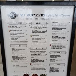 Menu, circa Dec 2018