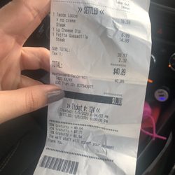Coco Loco - Receipt