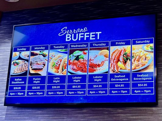 Menu photo 4 Serrano Buffet Highland, CA