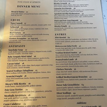 Marta Fine Food and Spirits - Menu - Italian Near Me - Baltimore, Maryland