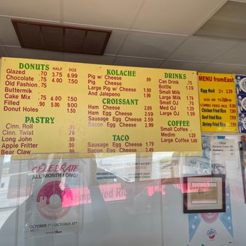 Tommy's Donuts - The menu - Donuts Near Me - Wichita Falls, Texas