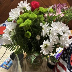 A Basket Of Love Florist - No flowers on the back side of arrangement