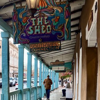 The Shed - Out front - New Mexican Cuisine Near Me - Santa Fe, New Mexico