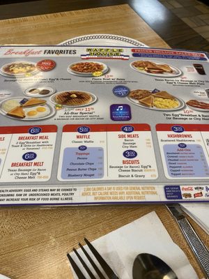 Menu photo 1 Waffle House Burleson, TX