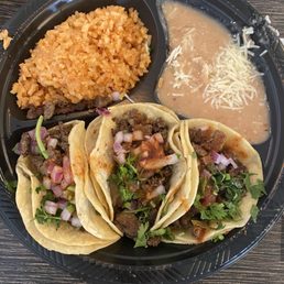 My favorite Carne Asada taco combo! My favorite Carne Asada taco combo!