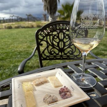 Mitchella Vineyard and Winery - a glass of wine and cheese - Wineries Near Me - Paso Robles, California Mitchella Vineyard and Winery - a glass of wine and cheese - Wineries Near Me - Paso Robles, California