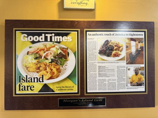 Menu photo 2 Morgan's Island Grill Hightstown, NJ