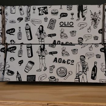 AO&Co. Market & Cafe - a black and white box on a shelf - Coffee & Tea Near Me - St. Louis, Missouri AO&Co. Market & Cafe - a black and white box on a shelf - Coffee & Tea Near Me - St. Louis, Missouri