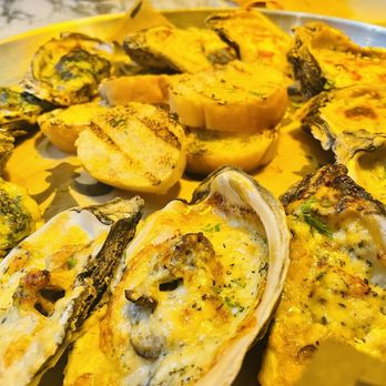 Cajun Flames - Baked oyster medley - Seafood Near Me - New Orleans, Louisiana