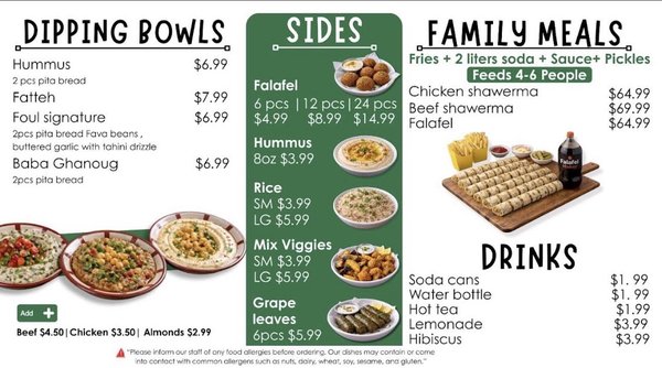 Menu photo 2 Falafel Maker Arlington, TX