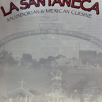 La Santaneca Pupuseria - Menu - Salvadoran Near Me - Modesto, California