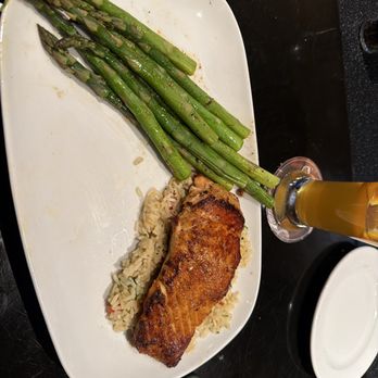 LongHorn Steakhouse - Salmon and asparagus - Steakhouses Near Me - Lake Orion, Michigan LongHorn Steakhouse - Salmon and asparagus - Steakhouses Near Me - Lake Orion, Michigan