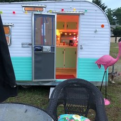 Tiger Drive In Theatre - Spend the night in a restored vintage camper. $75 per night plus $20 cleaning fee, includes two movie passes.
