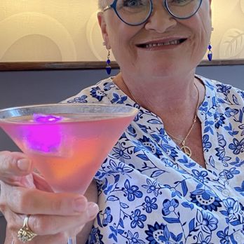 Trilby's - This was a special drink Jill recommended. It had a small lighted cube in it. Delicious!! - Salad Near Me - Ocean Springs, Mississippi Trilby's - This was a special drink Jill recommended. It had a small lighted cube in it. Delicious!! - Salad Near Me - Ocean Springs, Mississippi