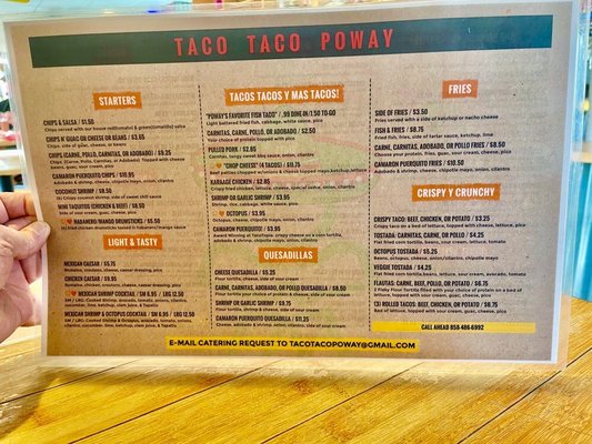 Menu photo 4 Taco Taco Poway Poway, CA Menu photo 4 Taco Taco Poway Poway, CA