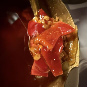 Decore - Fresh made chili oil. Yum! I took some home - Italian Near Me - San Diego, California