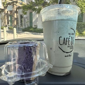 Cafe 86 - Matcha Monster Shake and Ube cookie bar - Desserts Near Me - Chula Vista, California Cafe 86 - Matcha Monster Shake and Ube cookie bar - Desserts Near Me - Chula Vista, California