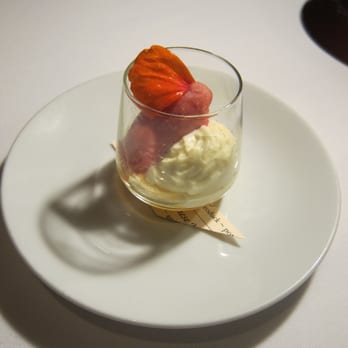 Chez TJ - blood orange parfait - French Near Me - Mountain View, California
