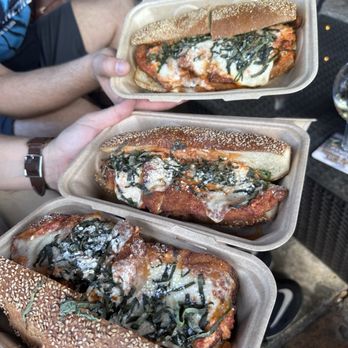 Death by Pizza - FRIED CHICKEN ALA VODKA SANDO - Pizza Near Me - Delray Beach, Florida