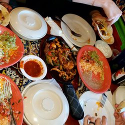 Fiesta Charra Mexican Restaurant - One Beef and two combo (Beef and Chicken) Fajitas