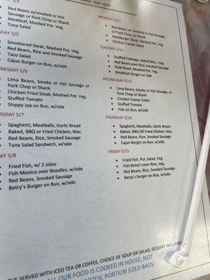Menu photo 2 Betsys Pancake House New Orleans, LA Menu photo 2 Betsys Pancake House New Orleans, LA