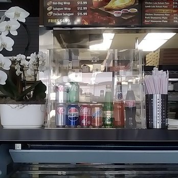 Shawarma BBQ Express - Drinks and a pretty white Orchid. - Mediterranean Near Me - Valley Village, California Shawarma BBQ Express - Drinks and a pretty white Orchid. - Mediterranean Near Me - Valley Village, California