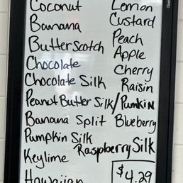 Pie selection
