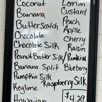 Blue's Cafe - Pie selection - Cafes Near Me - Kankakee, Illinois