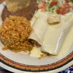 Rosa's Café & Tortilla Factory - 55. Chicken Enchilada Plate