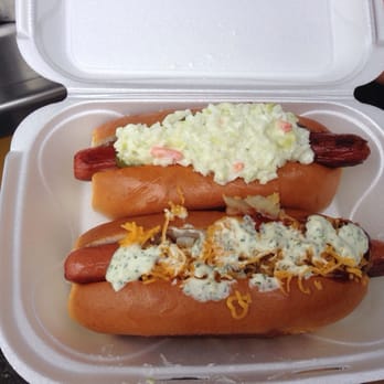 Ps561 - two hot dogs in a styrofoam container - Hot Dogs Near Me Ps561 - two hot dogs in a styrofoam container - Hot Dogs Near Me