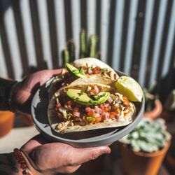 Mozwell Claremont - Blackened Shrimp Tacos