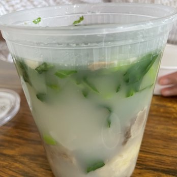Cafe 100 - Oxtail soup. Not worth $17. Only had 5 small pieces of oxtail in a msg based soup - Hawaiian Near Me - Hilo, Hawaii