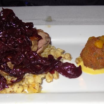Chef's Table At the Edgewater - Maple leaf farms duo of duck (pan roasted breast and crispy leg confit) - New American Near Me - Winter Garden, Florida