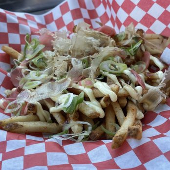 Blood Brothers Brewing - Okonomiyaki fries ($8.00) - Breweries Near Me - Toronto, Ontario Blood Brothers Brewing - Okonomiyaki fries ($8.00) - Breweries Near Me - Toronto, Ontario