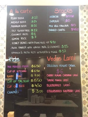 Menu photo 2 Vedas Surfers Paradise, QLD