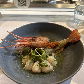 Holbox - Aguachile with spot prawn - Latin American Near Me - Los Angeles, California Holbox - Aguachile with spot prawn - Latin American Near Me - Los Angeles, California