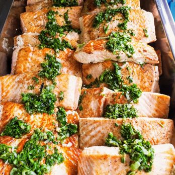 Catered By Raquel - Wild caught Salmon, lemon, caper & herb vinaigrette. - Caterers Near Me - Long Beach, California Catered By Raquel - Wild caught Salmon, lemon, caper & herb vinaigrette. - Caterers Near Me - Long Beach, California