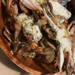 Blue crab garlic style Blue crab garlic style