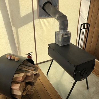 Under Canvas Zion - Wood burning stove - Hotels Near Me - Virgin, Utah