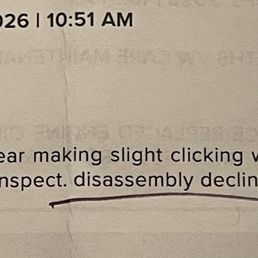 Abnormal noise from left rear window.