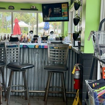Funkadelic Food Shack - Inside - kinda funky - Burgers Near Me - Saint Augustine, Florida