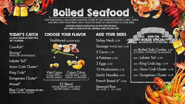 Menu photo 1 Big EZ Seafood Gretna, LA Menu photo 1 Big EZ Seafood Gretna, LA